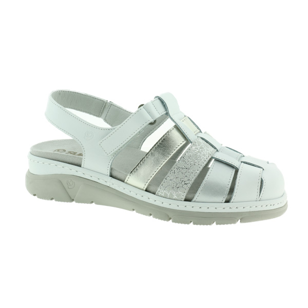 Сандалии Suave Mostar женские 12519T-0101, 0503,1I13,1B03 белый/серебряный