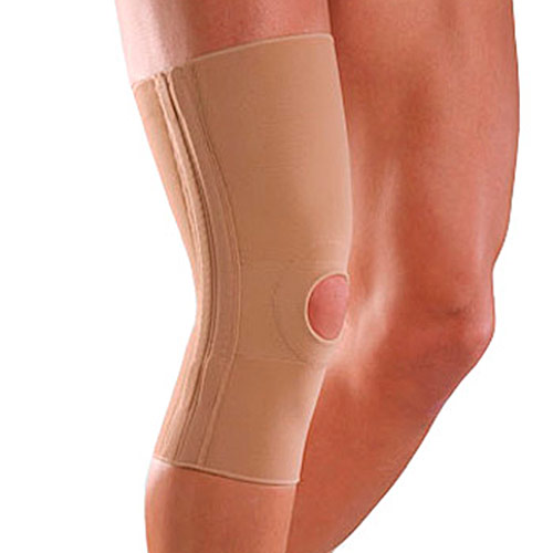 Бандаж на коленный сустав medi Elastic Knee армированный с пателлярным кольцом 605.