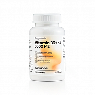 Комплексная пищевая добавка Biogenesis Витамин Д3+К2, 5000МЕ, капсулы, 120 шт.