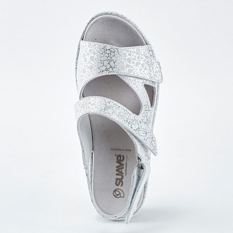 Сандалии Suave Athens женские 15007T-1I13 серебряные. Изображение 4 из 4